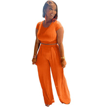 Load image into Gallery viewer, Ribbed Fashion 2pc Pant Set