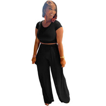 Load image into Gallery viewer, Ribbed Fashion 2pc Pant Set